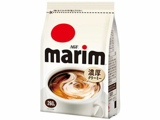 【商品説明】コーヒーを引き立て、まろやかな味わいに仕上げるクリーミングパウダー【仕様】●内容量：260g●原材料／成分／素材／材質水あめ（国内製造）、植物油脂、食塩、乳等を主要原料とする食品／pH調整剤、乳たん白、乳化剤、香料（乳由来）、カ...