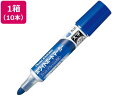 【店内全品ポイント2倍★16日9:59迄】 ぺんてる ホワイトボードマーカー ノックル太字 青 10本 EMWL5W-C
