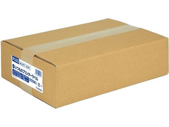 【ポイント10％バック★19日9:59迄】プラス いつものラベル A4 12面 500枚 ME-507S 48-872 まとめ買い ..