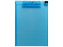 リヒトラブ AQUA DROPs クリップボード A4タテ 青 A-5010-8 A4 短辺とじ 縦タイプバインダー クリップボード 用箋挟 ファイル