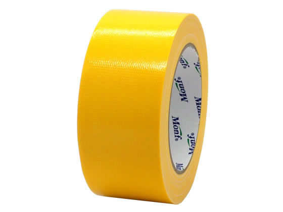 古藤工業 カラー布テープ 幅50mm 長さ25m 黄 1巻 NO890キイ 布テープ ガムテープ 粘着テープ