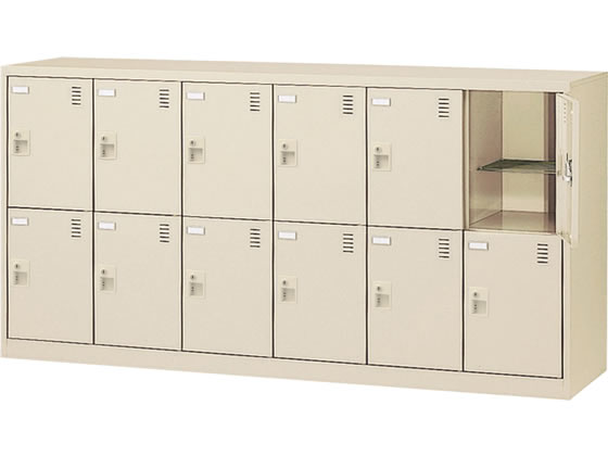 【レビュー投稿で100円OFFクーポン】【メーカー直送】生興 SLCシューズボックス 12人用 6列2段 シリン..