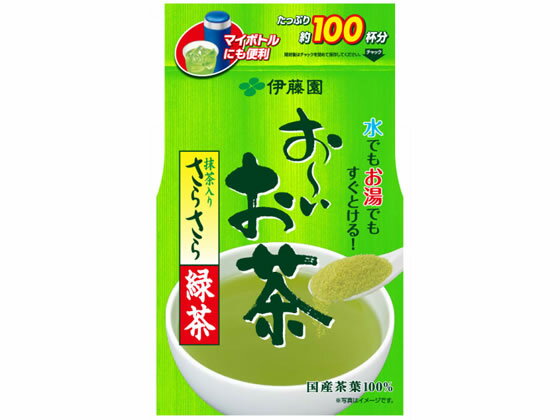 伊藤園 お~いお茶 抹茶入りさらさら緑茶 80g 粉末 ポーション 緑茶 煎茶 お茶