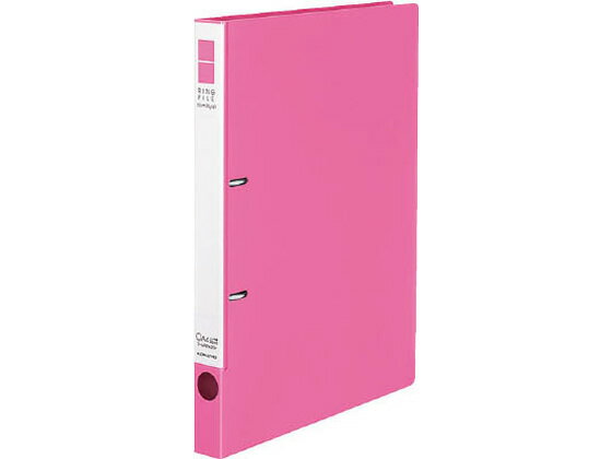 【レビュー投稿で100円OFFクーポン】コクヨ リングファイル〈スリムスタイル〉 A4タテ 背幅27mm ピンク A4 丸型2穴リングファイル PP製 リング式ファイル