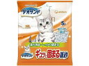 【店内全品ポイント2倍★16日9:59迄】 ユニ・チャームペットケア デオサンド ギュッと固まる紙砂 5L 猫砂 シート 猫用 キャット ペット トイレ
