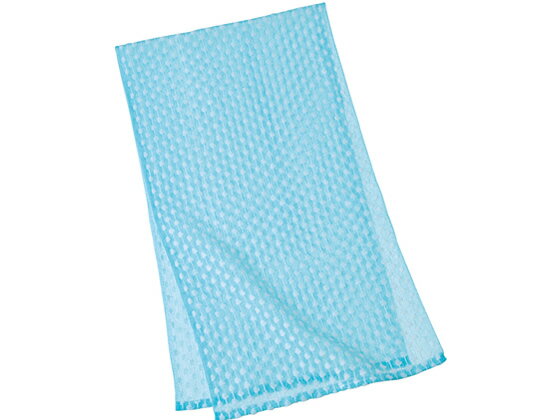 【マラソン限定★ポイント2倍】【お取り寄せ】マーナ ウォーターカラー ナイロンしずくタオル ブルー B441B ボディタオル ブラシ バス ボディケア スキンケア