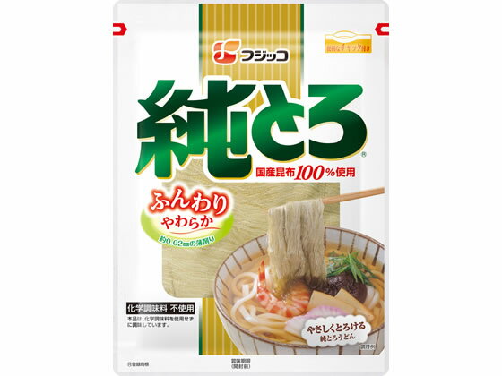 フジッコ 純とろ大袋 23g 昆布 わか