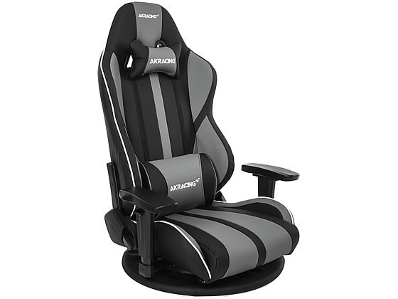 【レビュー投稿で100円OFFクーポン】送料無料 【お取り寄せ】AKRacing ゲーミングチェア 極坐V2 グレー..