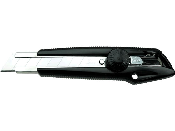 【レビュー投稿で100円OFFクーポン】NT カッターナイフ 再生樹脂 BL刃3枚付 黒 eL-500 331-28 本体 大..