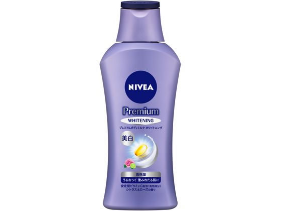 【レビュー投稿で100円OFFクーポン】KAO ニベア プレミアムボディミルク ホワイトニング190g ボディクリーム ジェル バス ボディケア スキンケア