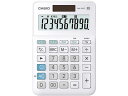 【店内全品ポイント2倍★16日9:59迄】 カシオ W税率電卓 ミニジャストタイプ 10桁 白 MW-100TCWE-N 可愛い