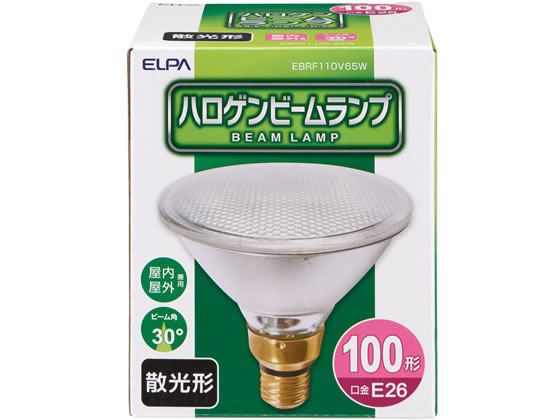 【お取り寄せ】朝日電器 ビームランプ 100形E26 散光形 EBRF110V65W レフランプ ビ