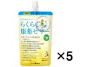 【店内全品ポイント2倍★16日9:59迄】 龍角散 らくらく服薬ゼリー レモン味 200g×5個 ヘルスケア ベビーケア