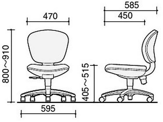 【レビュー投稿で100円OFFクーポン】【メーカー直送】コクヨ レグノ2 セパレートタイプ 肘なし ディープマリン ナイロンキャスター【代引不可】【組立・設置・送料無料】肘なし 布張りチェア オフィスチェア オフィス家具