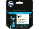 【レビュー投稿で100円OFFクーポン】HP HP711 インクカートリッジ イエロー 3個 CZ136A ヒューレットパッカード HPイエロー インクジェットカートリッジ インクカートリッジ トナー