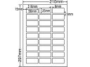 【メーカー直送】NANA ラベルシールナナワードA4 27面 500シート LDW27A【代引不可】