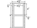【メーカー直送】NANA 連続ラベルナナフォーム 4(8・10)×9インチ 2面 1000折 MT4A【代引不可】 まとめ買い 業務用 箱売り 箱買い ケース買い 10面以下 ドットプリンタ ラベルシール 粘着ラベル用紙