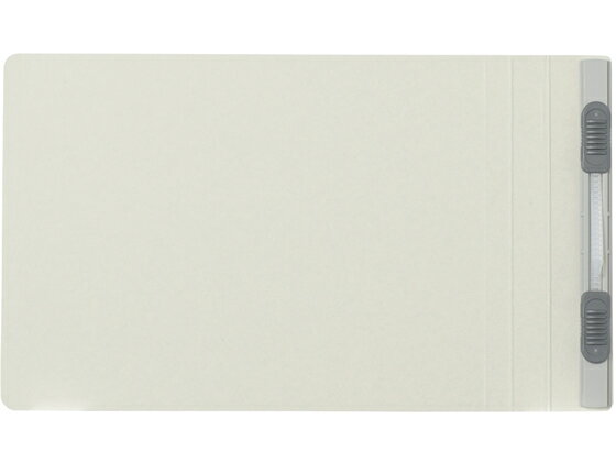 【レビュー投稿で100円OFFクーポン】プラス フラットファイル ノンステッチ B6ヨコ グレー NO.052N 78-359 通常タイプ フラットファイル 紙製 レターファイル