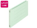 【ポイント2倍★22日20:00~27日9:59迄】 プラス フラットファイル ノンステッチ 統一伝票用 ブルー 10冊 統一伝票用ファイル B4 1/3サイズ 伝票用ファイル 伝票ファイル コンピュータ用ファイル バインダー