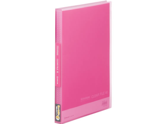 キングジム シンプリーズ クリアーファイル(透明)A4 40P ピンクのサムネイル