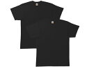 GUNZE/紳士 G.T.HAWKINS VネックTシャツ ブラック2枚組 M