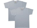 GUNZE/紳士 G.T.HAWKINS Tシャツ グレーモク2枚組 M/HK10132