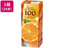 【レビュー投稿で100円OFFクーポン】エルビー フルーツセレクション オレンジ100% 200ml 24本 パック 果実飲料 ジュース 飲料