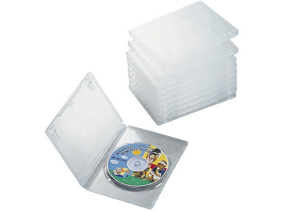 エレコム DVDトールケース 10枚パック・クリア CCD-