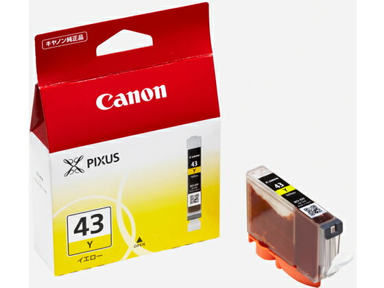 Genuine Products - 【マラソン限定★2,000円クーポン＆ポイント2倍】キヤノン インクタンク BCI-43Y イエロー 6379B001 キャノン CANONイエロー インクジェットカートリッジ インクカートリッジ トナー