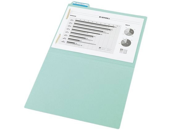 【レビュー投稿で100円OFFクーポン】コクヨ 1／4カットフォルダー カラー A4 ブルー 10枚 A4-4F-1B 1 4カット カットフォルダー 個別フォルダー ファイル