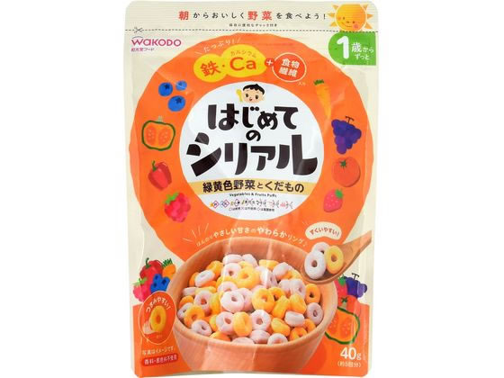樂天商城 - 【マラソン限定★ポイント2倍】【お取り寄せ】和光堂 はじめてのシリアル 緑黄色野菜とくだもの 40g フード ドリンク ベビーケア