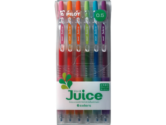 【ブラックフライデー限定★27日9:59迄店内ポイント2倍】パイロット ゲルインキボールペン ジュース 6色セット 極細 LJU-60EF-6C 多色セット ゲ...