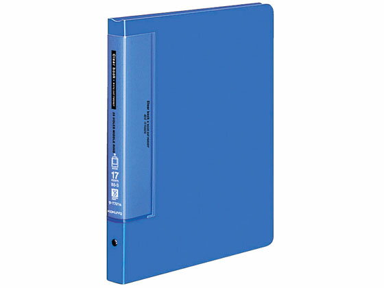 楽天ココデカウ【ブラックフライデー限定★27日9:59迄店内ポイント2倍】【お取り寄せ】コクヨ クリヤーブックウェーブカット替紙式B5縦26穴 青 10冊 差替式クリヤーファイル