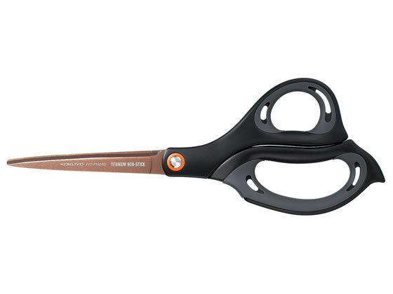 【レビュー投稿で100円OFFクーポン】コクヨ ハサミ(エアロフィット・スペリオ)チタン・グルーレス刃 ハサ-PH240D はさみ 大型 切る 文具 事務