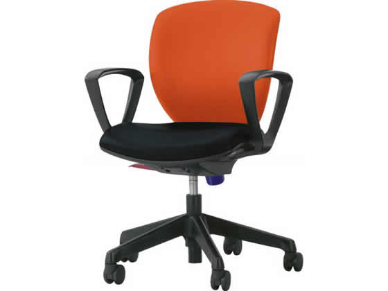 【メーカー直送】ライオン シルフィード サークル肘ローバック シャインオレンジ No.1271F【代引不可】【お客様組立】