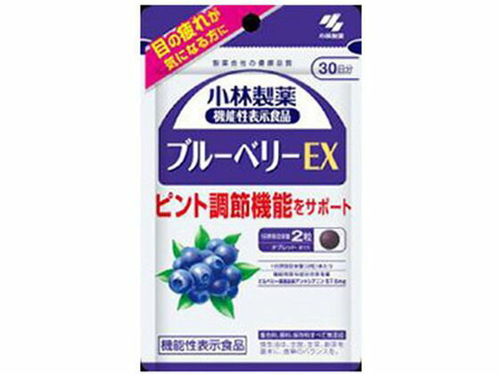 【お取り寄せ】小林製薬 ブルーベリーEX 60粒 サプリメント 栄養補助 健康食品