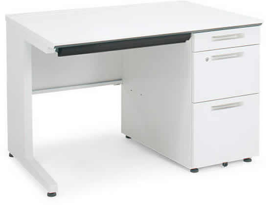 单面办公桌 - 【レビュー投稿で100円OFFクーポン】【メーカー直送】コクヨ iSデスク 片袖デスク B4タイプ W1000×D700 ホワイト【代引不可】【組立・設置・送料無料】片袖机 スチールデスク ワゴン オフィスデスク 事務机 オフィス家具