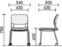 【レビュー投稿で100円OFFクーポン】【メーカー直送】コクヨ 会議用イス160 布 肘無 ハードキャスター ハードキャスター グレー【代引不可】【組立・設置・送料無料】ミーティングチェア オフィス家具 [2]