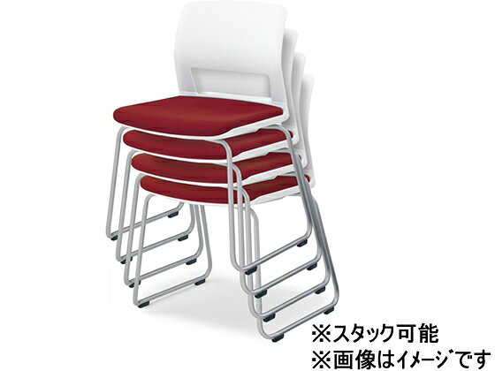【楽天スーパーSALE限定★ポイント2倍&2,000円クーポン】【メーカー直送】コクヨ 会議用イス160 布 肘無 サークル脚 背樹脂 ディープマリン【代引不可】【組立・設置・送料無料】ループ脚 スタッキングチェア ミーティングチェア オフィス家具 [3]