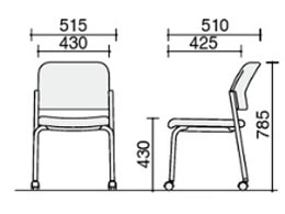 【レビュー投稿で100円OFFクーポン】【メーカー直送】コクヨ 会議用イス100 布 肘...