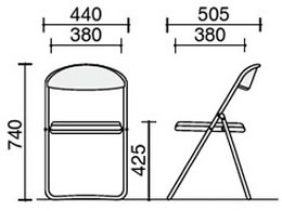 【レビュー投稿で100円OFFクーポン】【メーカー直送】コクヨ 折りたたみイス 座幅380タイプ ビニールシート ブルー【代引不可】【組立・設置・送料無料】折りたたみイス パイプ椅子 ミーティングチェア オフィス家具 [2]