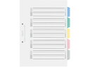 【商品説明】●耐久性に優れた透明PP素材を使用。穴破れなどもなく、長期の使用に最適です。●見出し部分とタイトル欄に、鉛筆でも記入できるよう特殊加工を施しました。●見出しに再生PPを使用しています。【仕様】●注文単位：1包（5冊）●穴数：2穴（丸穴）●とじ穴間隔：80mmピッチ●見出し：R−PP●1組／見出し＋インデックス●グリーン購入法適合●GPNエコ商品ねっと掲載【備考】※メーカーの都合により、パッケージ・仕様等は予告なく変更になる場合がございます。【検索用キーワード】コクヨ　KOKUYO　こくよ　コクヨファイル　2穴用インデックス　2穴ファイル用インデックス　ファイル用仕切カード　リフィルファイル用　インデックスカード　仕切り　R−PP表紙　2穴　シキP30　A4サイズ　80mmピッチ　箱売り　5冊入り　ファイル用インデックス　仕切カード　2穴タイプ耐久性に優れた丈夫な素材だから、穴切れせず長期で使える！