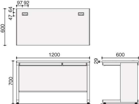 【スーパーSALE限定2,000円クーポン&11日9:59迄ポイント2倍】 【メーカー直送】コクヨ インベントデスク 平机 W1200×D600 ブラック*ラスティックミディアム【代引不可】【組立・設置・送料無料】 平机 スチールデスク ワゴン オフィスデスク 事務机 オフィス家具