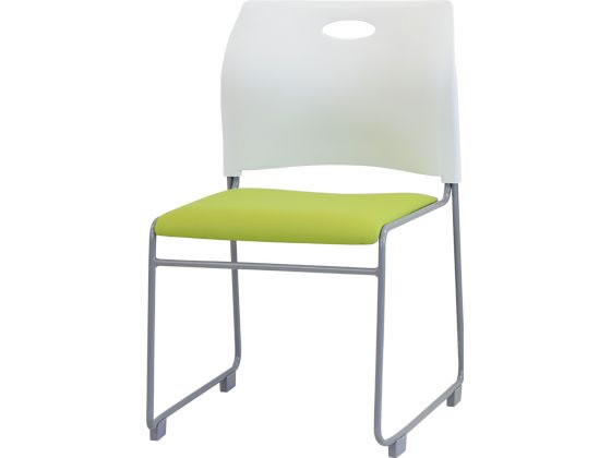 【レビュー投稿で100円OFFクーポン】【メーカー直送】Netforce Rapスタッキングチェア グリーン Rap-SC..