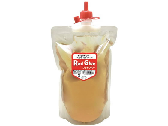 【レビュー投稿で100円OFFクーポン】フエキ レッドグルー 補充用 省ゴミパック 650ml RSS65 詰替え 液..