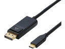 y񂹁zGR ϊP[u Type-C-DisplayPort 1.0m CAC-CDP10BK RlN^ ϊP[u USBP[u z