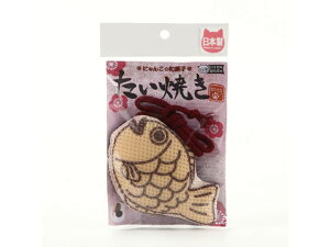 イトスイ/国産ハミガキおもちゃ たい焼き 運動器具 おもちゃ 猫用 キャット ペット デイリー