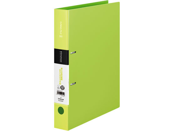 【マラソン限定★2,000円クーポン＆ポイント2倍】【お取り寄せ】キングジム シンプリーズ Dリングファイル A4タテ とじ厚32mm 黄緑 A4 D型2穴リングファイル PP製 リング式ファイル