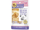 【商品説明】お魚と鶏ささみを丁寧に調理した食べやすいクリーミータイプ。おいしさとろけるグルメなフレーバーで、毎日の食事としてはもちろん、ドライフードへのトッピングやオヤツ・ご褒美にも。お部屋で暮らす愛猫の心の健康維持に配慮して「a−iペプチド」を配合。高齢猫の健康維持に配慮してビタミンB群、DHA、カリウムを配合。ビタミンE強化。（成猫期比約130％）【仕様】●原材料：魚介類（マグロ、カツオ、フィッシュペプチド）、肉類（鶏ササミ、和牛エキス）、でん粉類、たんぱく加水分解物、オリゴ糖、乳加工品、増粘多糖類、ビタミンE）●成分：たんぱく質：5．2％以上、脂質：0．4％以上、粗繊維：0．1％以下、灰分：1．2％以下、水分：90．6％以下●内容量：40g●カロリー：19kcal／袋●原産国：日本【検索用キーワード】AIXIA　あいしあ　MIAWMIAW　みゃうみゃう　くりーみー　15歳　シニア　高齢　まぐろ　鮪　　猫餌　ネコエサ　ねこえさ　猫用　ねこ用　ネコ用　キャットフード　ウェットフード　ペットフード　パウチ　ペット　猫　キャット　RPUP_03　R6560015歳からの愛猫の心の健康維持に配慮し、お魚と鶏ささみを丁寧に調理した食べやすいクリーミータイプ