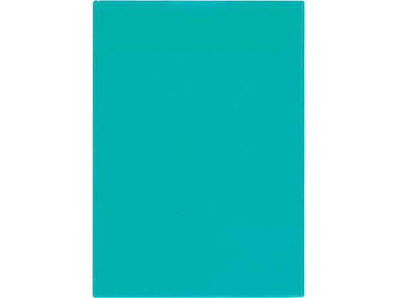 【レビュー投稿で100円OFFクーポン】【お取り寄せ】キングジム ジャケットホルダー封筒タイプ A4タテ 緑 10枚 774-G フタ付タイプ A4 クリアホルダー ファイル